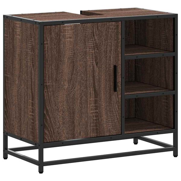 vidaXL Vannas istabas izlietnes skapis, ozola, 65x33x60 cm