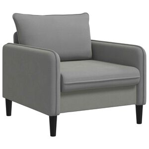 vidaXL XL atpūtas krēsls Tum&scaron;i pelēka Samts