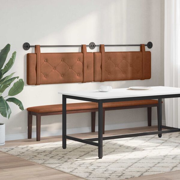 vidaXL brūns 2 pcs Brūna 200 x 5 x 40 cm Koka skaidu plate