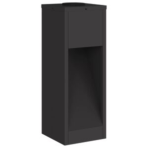 vidaXL Saules LED Ceļa Gaisma 2 pcs Melna Auksti velmēts tērauds