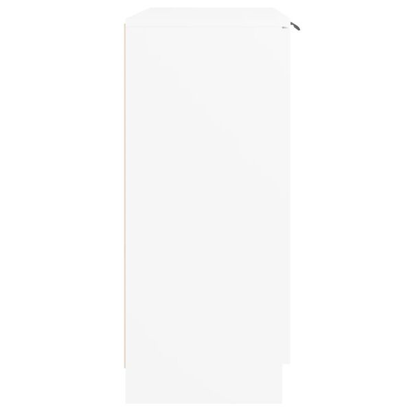 vidaXL kumode, balta, 60x30x70 cm, inženierijas koks