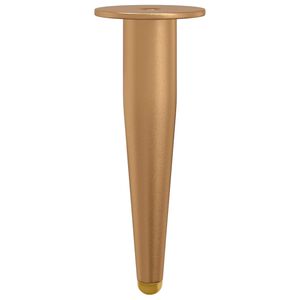 vidaXL Statīva Kājas 2 pcs Zelts 98 x 40 mm Dzelzs
