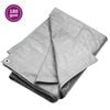vidaXL brezenta pārklājs, 180 g/m&sup2;, 6x10 m, pelēks, HDPE