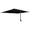 vidaXL Dārza parasols Melna 248,5 x 247,5 x 160 cm