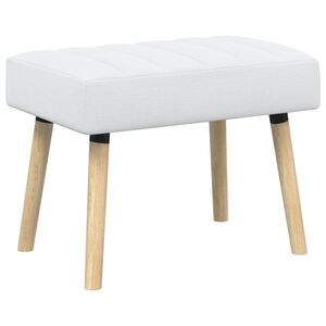 vidaXL Kanāla pūkains sols Balts 60 x 40 x 45 cm Audums
