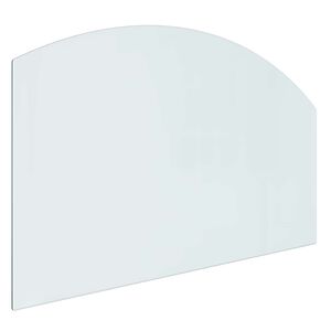 vidaXL Kamīna stikla plāksne Caurspīdīgs 100 x 60 cm Stikls