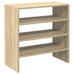 vidaXL apavu plaukti 2 gab sakraujami ozola krāsa 60x30x30,5 cm