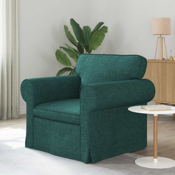 vidaXL Dīvāns Tum&scaron;i zaļ&scaron;