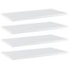 vidaXL plauktu dēļi 4 gab. spīdīgi balti 60x30x1,5cm inženierijas koks