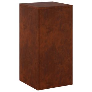 vidaXL Augu statīvs Rūsa 30 x 30 x 60 cm Novecināts tērauds