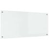 vidaXL Virtuves aizsargpaneļi Caurspīdīgs 110 x 50 cm rūdīts stikls