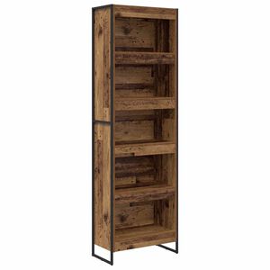 vidaXL Grāmatplaukts 60 x 30 x 189,5 cm Inženierijas koks Vecs koks