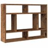vidaXL sienas plaukts, vecs koks, 75x16x55 cm, inženierkoks