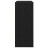 vidaXL Sienas skapis Melns ozolkoks 80 x 33 x 80 cm Inženierijas koks