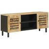 vidaXL Uzglabā&scaron;anas skapji Dabiska 105 x 33 x 46 cm Cieta mango koksne