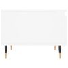 vidaXL kafijas galdiņ&scaron;, balts, 50x46x35 cm, inženierijas koks