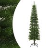 vidaXL mākslīgā Ziemassvētku egle ar statīvu, &scaron;aura, 210 cm, PE