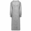 vidaXL Segas džemperis ar kapuci KINN Pelēka XXL Kokvilna