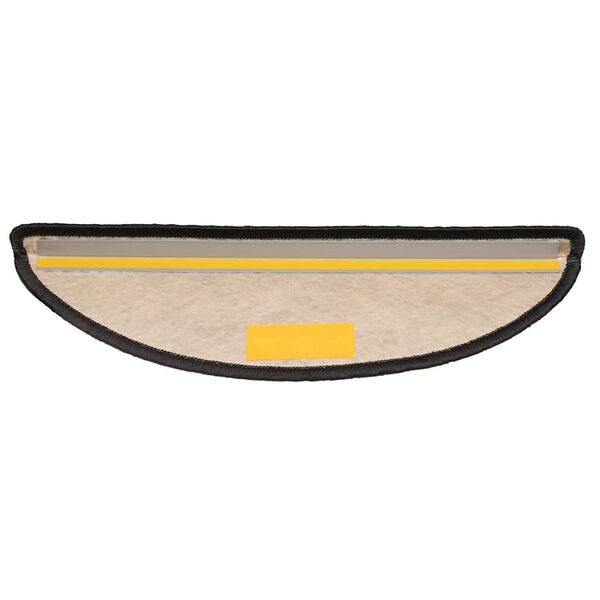 vidaXL kāpņu paklāji, 30 gab., pa&scaron;līmējo&scaron;i, 56x17x3 cm, antracītpelēki