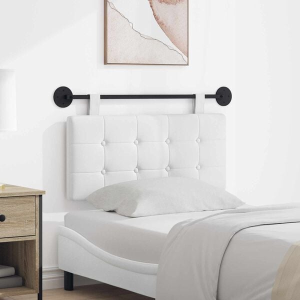 vidaXL Karājo&scaron;s galvgalis Balts 100 x 55 x 5 cm audums