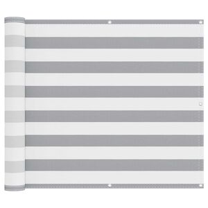 vidaXL Balkona ekrāns 100 x 500 cm Oksforda audums Taisnstūra