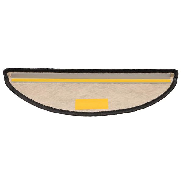 vidaXL kāpņu paklāji, 30 gab., pa&scaron;līmējo&scaron;i, 65x21x4 cm, antracītpelēki