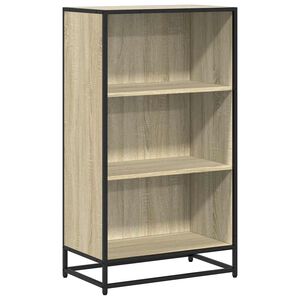 vidaXL grāmatu plaukts, ozola krāsa, 60x35x107,5 cm, inženierijas koks