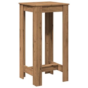 vidaXL bāra galdiņ&scaron;, koka krāsa, 51x50x103,5 cm, inženierijas koks