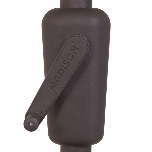 Madison saulessargs Flores Luxe, 300 cm, apaļ&scaron;, gai&scaron;i pelēks