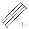 vidaXL Dro&scaron;ības restes logiem ar 4 &scaron;ķērsbāriem 3 gab. 93-174 cm