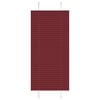 vidaXL krokotas žalūzijas, bordo sarkanas, 55x150 cm, audums, platums 54,4 cm, poliesters