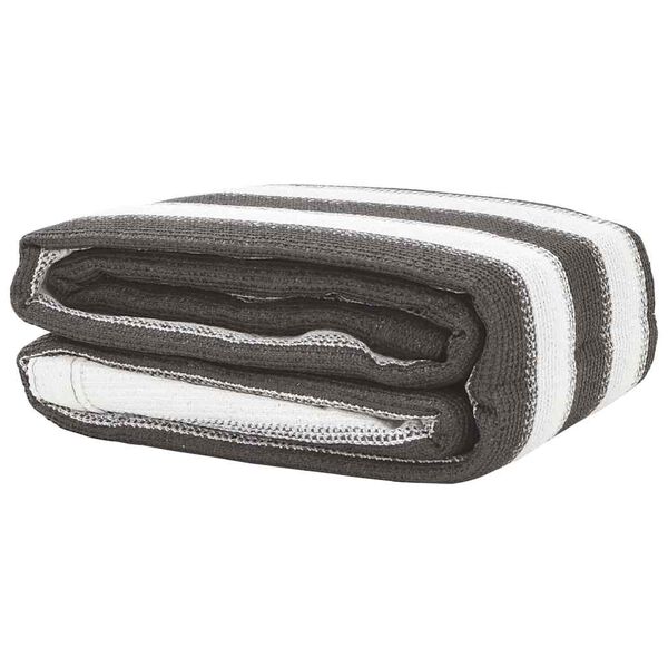 vidaXL telts paklājs, 250x300 cm, antracītpelēks un balts