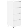 vidaXL Skapītis 40 x 48 x 105 cm Inženierijas koks Balts