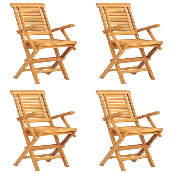 vidaXL piecdaļīgs dārza mēbeļu komplekts, masīvs tīkkoks