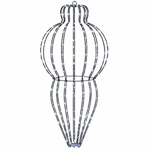 vidaXL Ziemassvētku fināla gaisma 320 LED Auksti balta