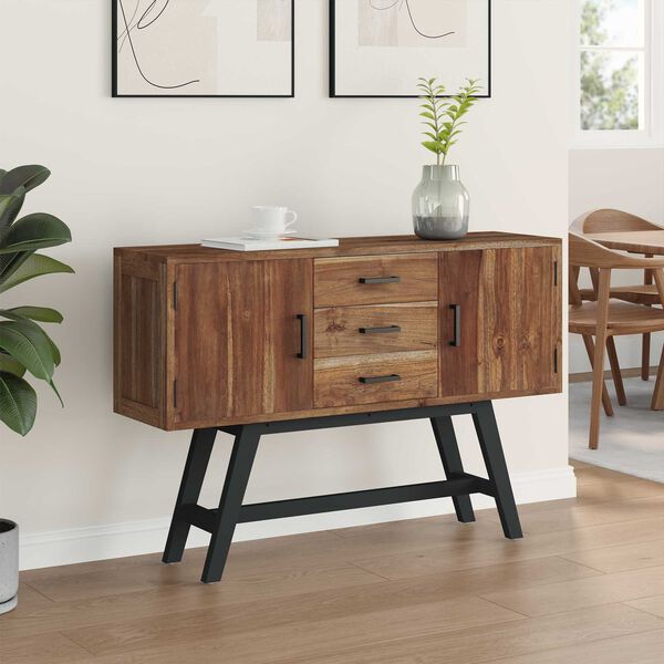 vidaXL Televizora stends Dabiska 110 x 30 x 75 cm Ciets tek&scaron;a koks