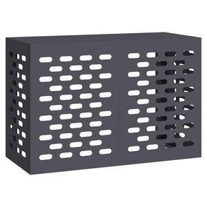 vidaXL Gaisa kondicioniera pārsegs Antracīts 90 x 40 x 60 cm Tērauds