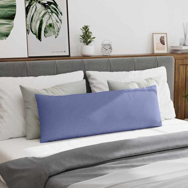 vidaXL Dīvāna spilveni 2 pcs Džinsu zils 120 x 40 cm audums