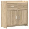 vidaXL Puse Sonomas ozols 75 x 36 x 80 cm Inženierijas koks