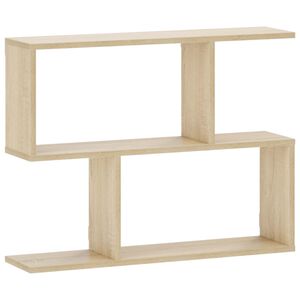 vidaXL Sienas plaukts Sonomas ozols 72 x 17 x 55.5 cm