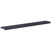 vidaXL Logu palodze Antracīts ar koka tekstūru 120 x 20 x 4,5 cm PVC
