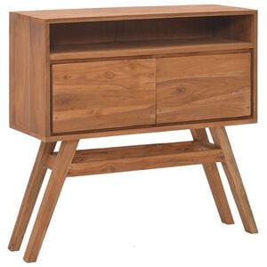 vidaXL konsoles galdiņ&scaron;, 80x30x80 cm, masīvs tīkkoks