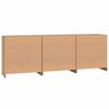 vidaXL Puse 3 pcs Artisānā ozols 70 x 41 x 75 cm Inženierijas koks
