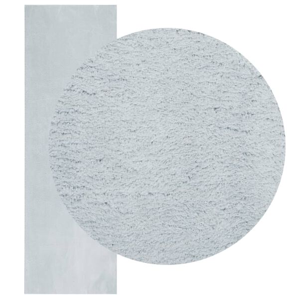 vidaXL paklājs HUARTE, īsa spalva, mīksts, mazgājams, zils, 80x250 cm