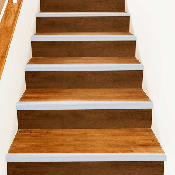 vidaXL Pakāpienu malu profili 10 pcs Sudraba 67 cm Alumīnijs