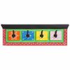 vidaXL Pakaramais Melna 80 x 25 x 2 cm Cieta mango koksne