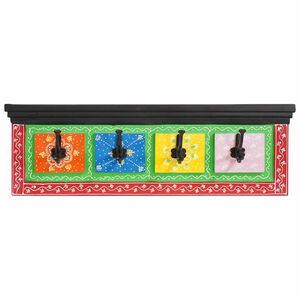 vidaXL Pakaramais Melna 80 x 25 x 2 cm Cieta mango koksne