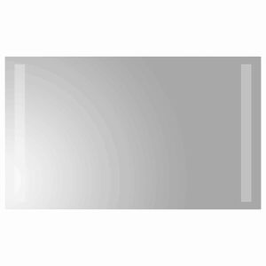 vidaXL LED vannas spogulis Caurspīdīgs 50 x 30 cm rūdīts stikls