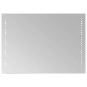 vidaXL LED vannas spogulis Caurspīdīgs 70 x 50 cm rūdīts stikls