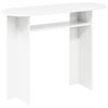 vidaXL Konsoles galds Balts 100 x 39,5 x 75 cm Inženierijas koks